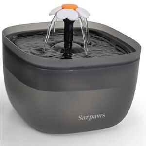 Gray Cat Water Fountain